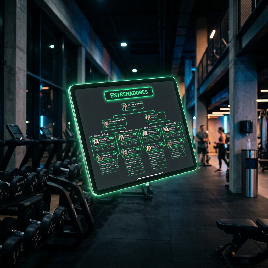 Gestión de entrenadores gimnasio
